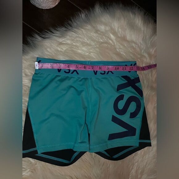 Victoria’s Secret Sport turquoise and navy shorts sz small - Picture 4 of 6